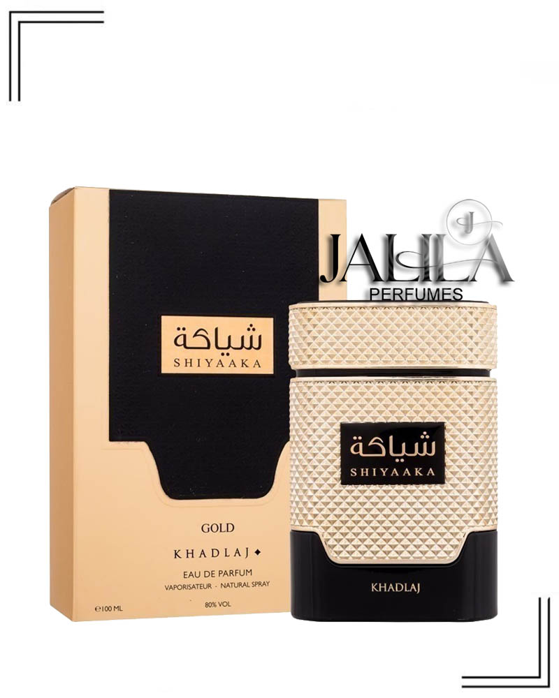 KHADLAJ SHIYAAKA GOLD FOR UNISEX EDP 100 ML | Jalila Perfumes